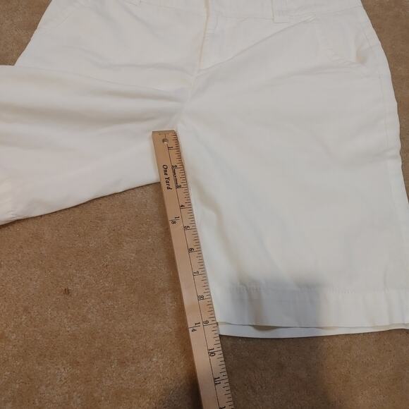 Lilly Pulitzer Size 4 Resort Fit White Shorts Summer Vacation Golf Golfing Prep - Picture 10 of 11